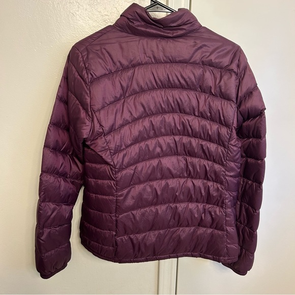 Uniqlo Purple Puffer Jacket Lightweight Quilted Design Size Large Packable - Picture 5 of 5